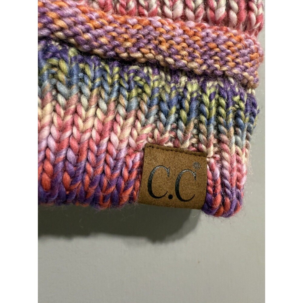 Bundle 3 - CC Beanie Woman’s Knit Slouchy Thick Cap Hat Solid Colors - Picture 4 of 15